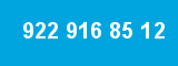 922 916 85 12